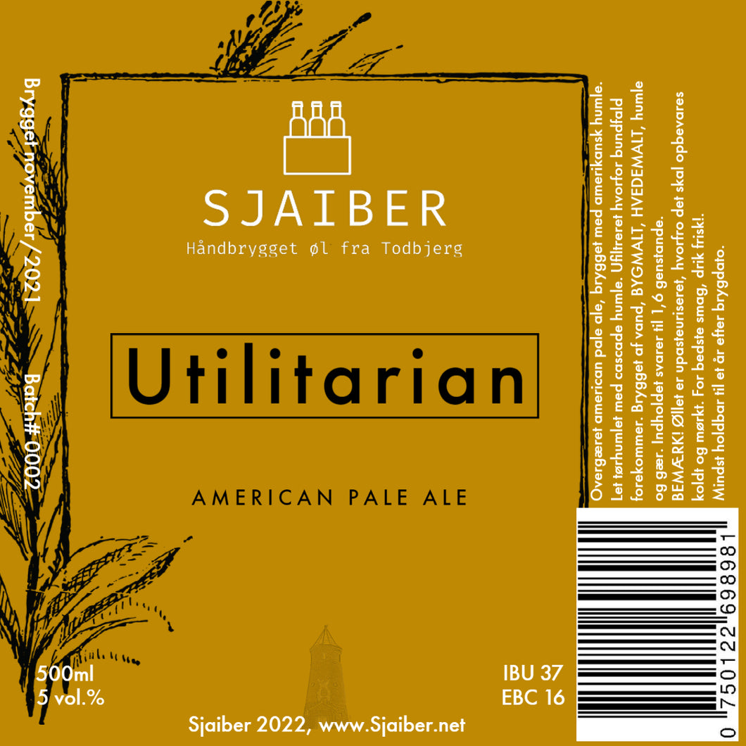 Utilitarian - American Pale Ale 0,5 ltr